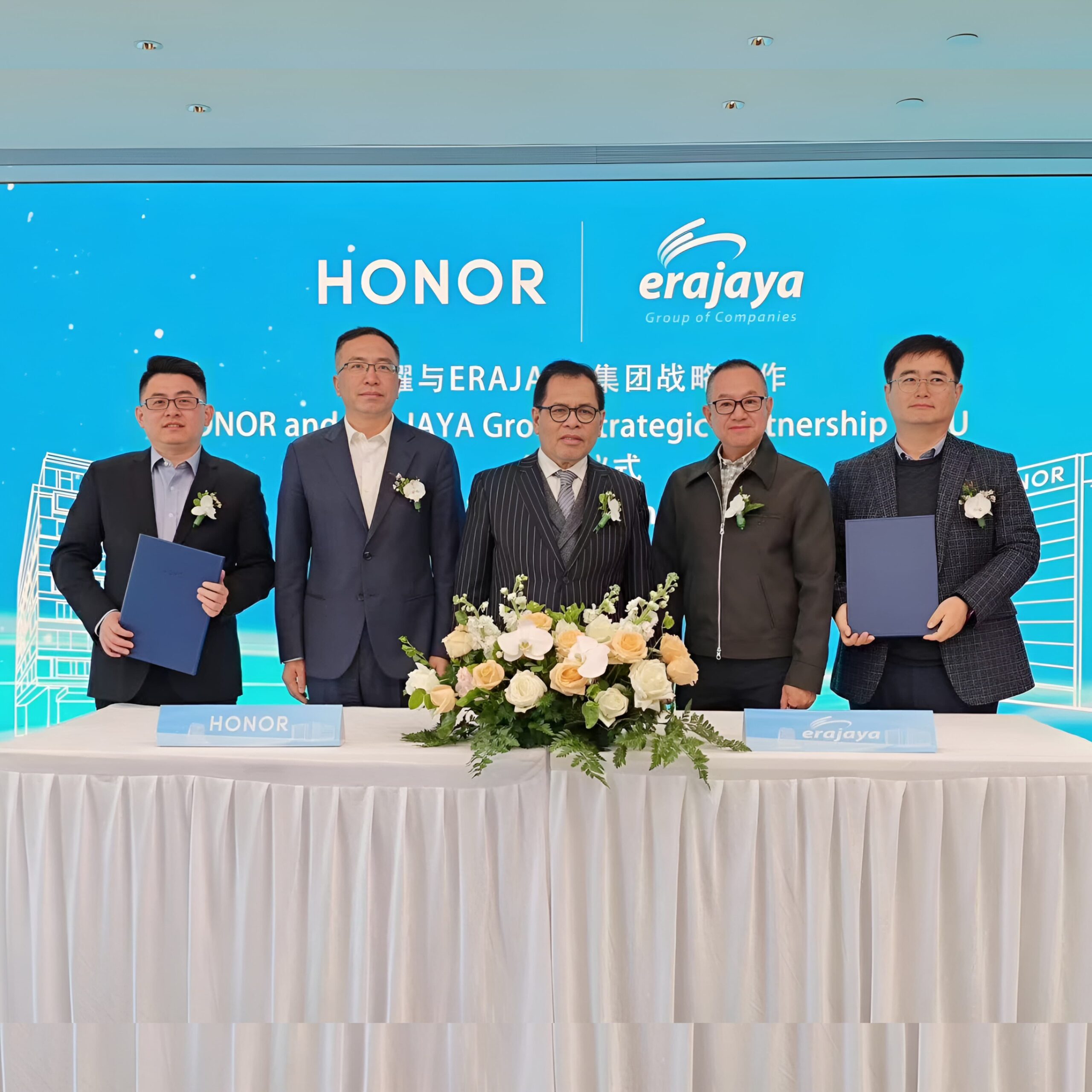 Foto Penandatanganan MOU antara HONOR dengan Erajaya Group Erajaya Group